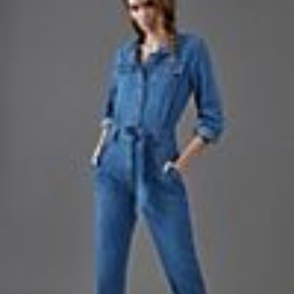 Pilcro Classic Denim Jumpsuit